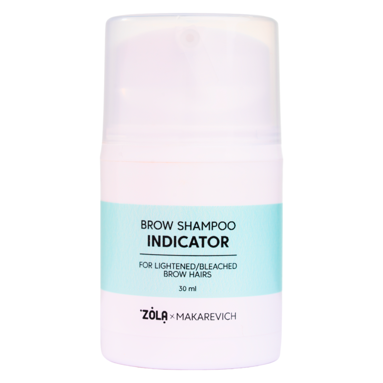 Шампунь-індикатор для брів ZOLA x Makarevich для виявлення залишків освітлювальних засобів, фото 1