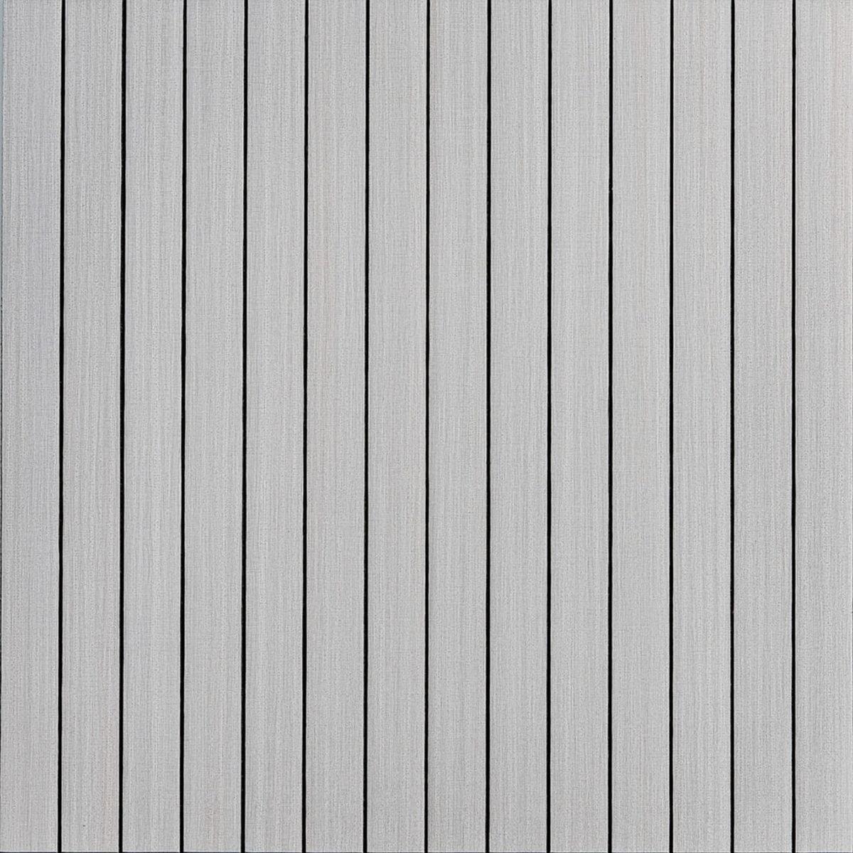 Покриття вінілове самоклеюче 3D рейки 600х600х2,8мм Скандинавський білий шпон SW-00002197, фото 1