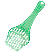 Лопатка з отворами для наповнювача 24х9,5х3,5см в асорт., Лопатка для котячого туалету