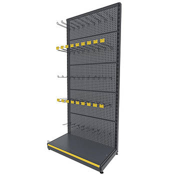 Торговий стелаж TSPР-7 (2200х950) пристінний перфорований