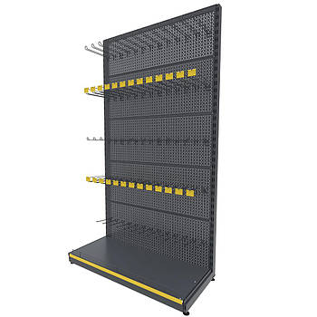 Торговий стелаж TSРP-8 (2200х1200) пристінний перфорований