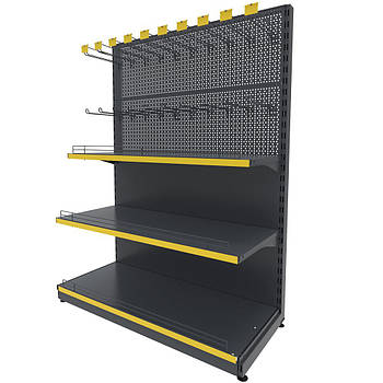 Торговий стелаж TSP/Р-2 (1650х1200) пристінний перфорований