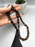 Натуральні ( пресовані) чотки з бурштину , мусульманські чотки з бурштину , чотки з бурштину, фото 2