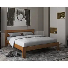 Ліжко двоспальне з натурального дерева Техас СТЕММА