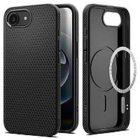 Чохол Spigen для iPhone 16e - Liquid Air MAG, Matte Black (ACS09151)
