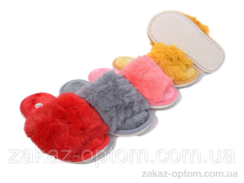 Тапки детские зима (6 пар р.30-35) A306 mix