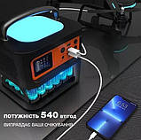 Портативна зарядна станція TIG FOX Portable T500 / 500 Вт / 540 Вт⋅год / Li-ion, фото 4