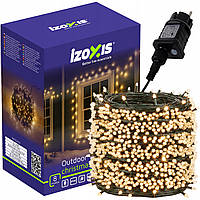 Світлодіодна гірлянда Izoxis 500 LED 35 м вулична IP44 8 режимів Тепло-біла (24898)