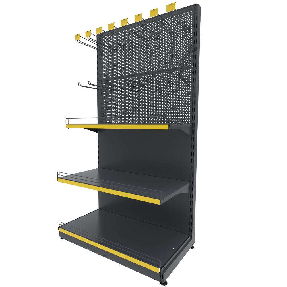 Торговий стелаж TSР/P-3 (1815х950) пристінний перфорований, фото 1
