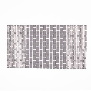 Килимок для ванної туалету душу із полівінілхлориду на присосках 73×40 см HP-42-7G