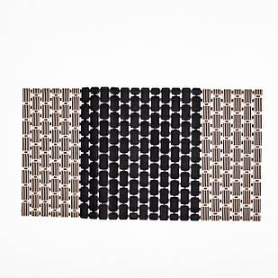 Килимок для ванної туалету душу із полівінілхлориду на присосках 73×40 см HP-42-7B