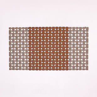 Килимок для ванної туалету душу із полівінілхлориду на присосках 73×40 см HP-42-7BR