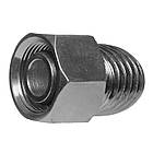 Перехідник (гайка - штуцер) DKOL M18x1,5 (L12) - CEL M18x1,5 (L12) з метричним внутрішнім та зовнішнім різьбленням