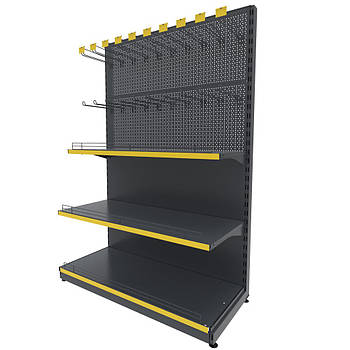 Торговий стелаж TSP/Р-4 (1815х1200) пристінний перфорований