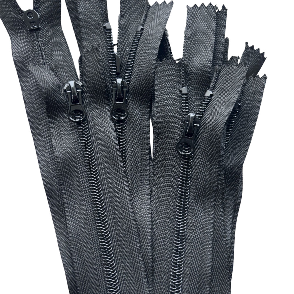 Блискавка спіральна для  кишень Т4 17см чорний, фото 1