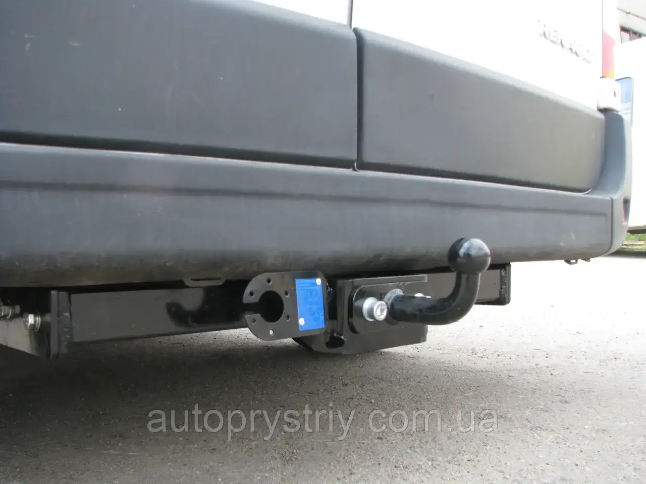 Фаркоп - Renault Master Мікроавтобус (2010--) 1 кол., з'ємний литий на 2 болтах на пластині