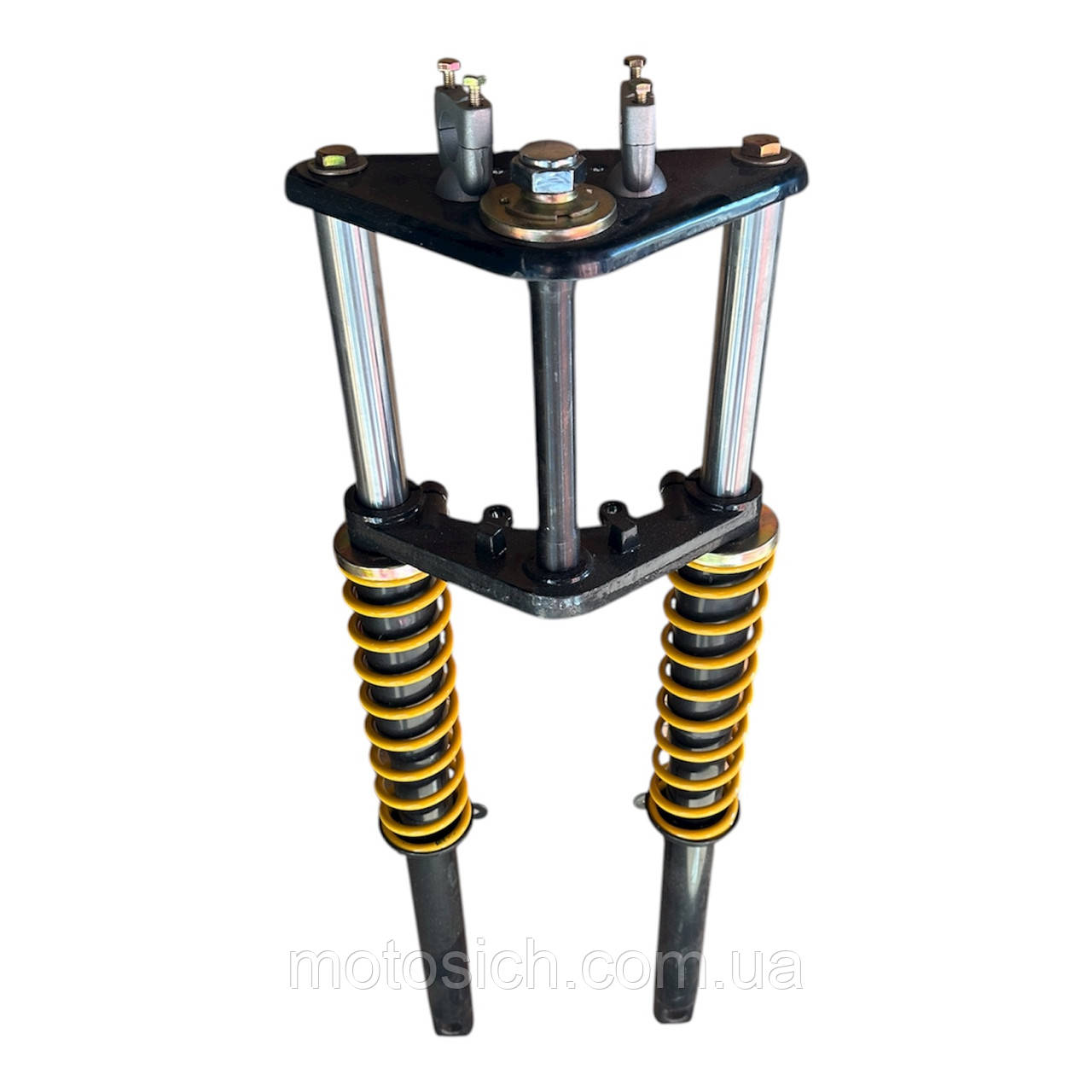 Амортизатори в зборі з траверсою Zubr / Musstang 150/200/250, фото 1