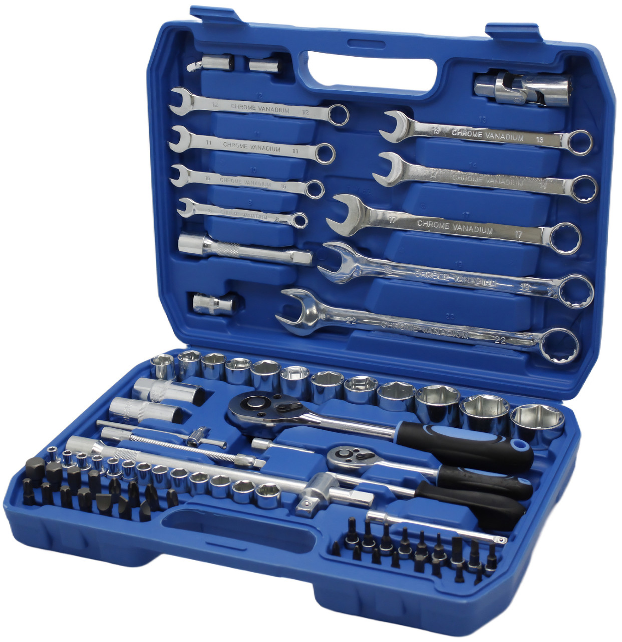 Набір інструментів у кейсі 82 предмети, фото 1