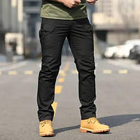 Чоловічі тактичні штани Hunter Pro чорні з поліестеру для активного відпочинку та спорту