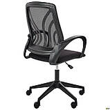 Крісло офісне Іон / Ion сидіння А-1/спинка Сітка чорна, фото 5