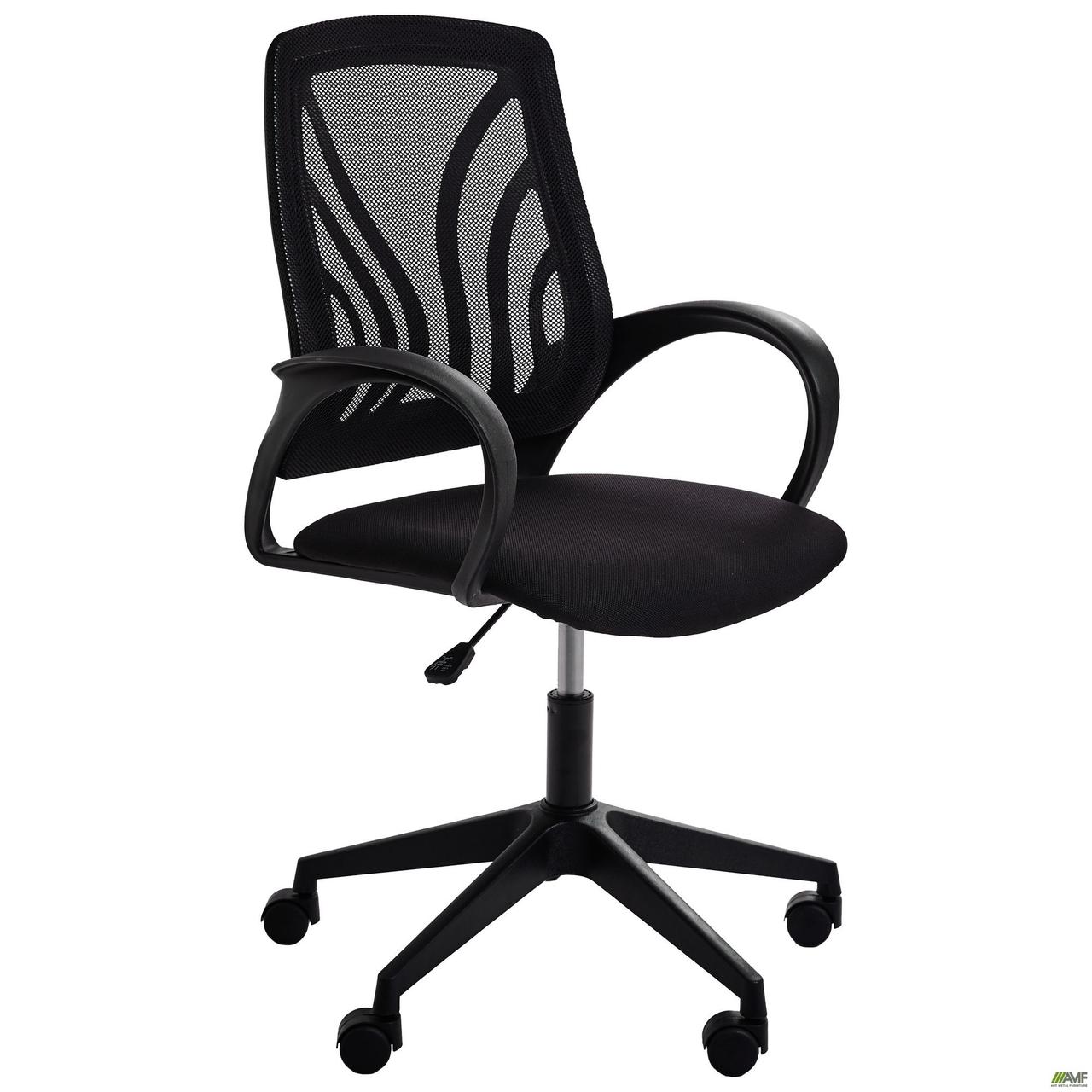 Крісло офісне Іон / Ion сидіння А-1/спинка Сітка чорна, фото 1