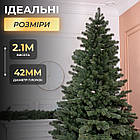 Лита штучна ялинка 2,1 м зелена Говерла Преміум TD-GOVGR21, фото 2