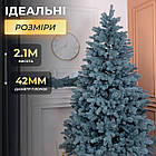 Лита штучна ялинка 2,1 м блакитна Говерла Преміум TD-GOVBL21, фото 2