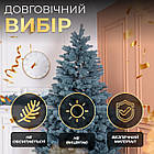 Лита штучна ялинка 2,1 м блакитна Говерла Преміум TD-GOVBL21, фото 4