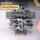 Лита штучна ялинка 1,5 м засніжена Говерла Преміум TD-GOVSN15, фото 3