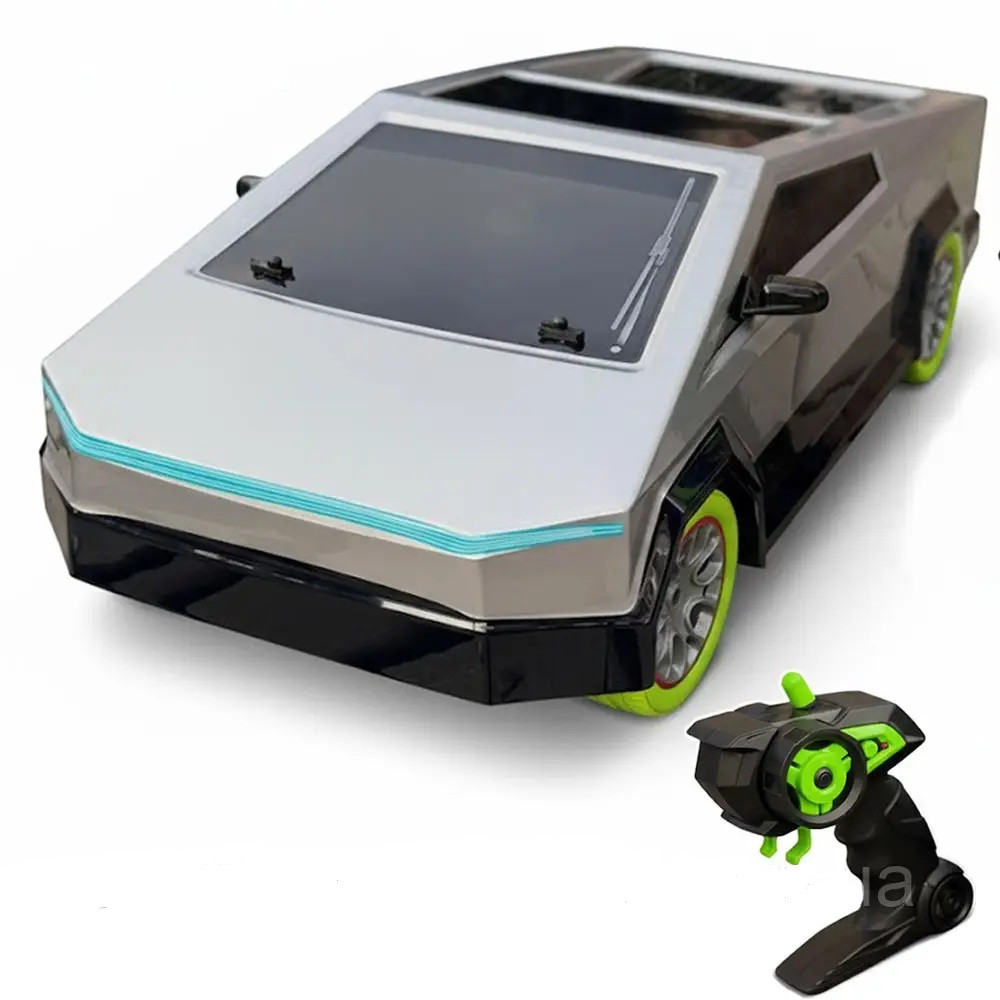 Машинка на радіокеруванні з пультом Д/у ProjectX Tesla Cybertruck Pickup повний привод 46x20x15 см.