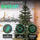 Лита штучна ялинка 1.3 м зелена, новорічна ялинка Карпатська V18 ялинка штучна реалістична Преміум KOS-KARPGR13, фото 4