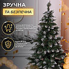 Штучна ялинка Принцеса 2,2 м із засніженими кінчиками Преміум KOS-PRNCSS23, фото 5