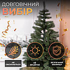 Штучна ялинка 1.1 м зелена, новорічна ялинка Косівська V8 ялинка штучна реалістична Преміум KOS-KOSGR11, фото 4