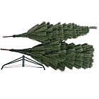 Штучна ялинка 2.1 м зелена, новорічна ялинка Косівська V8 ялинка штучна реалістична Преміум KOS-KOSGR21, фото 7