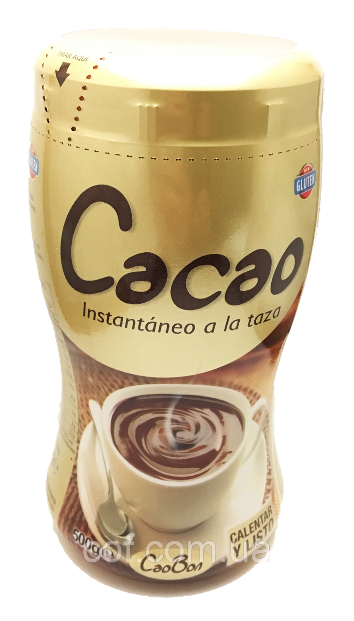 Какао CaoBon Cacao Instantaneo a la taza 500г (без глютену) (Іспанія)