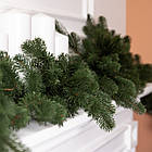 Штучна гірлянда Хвоя 2 м зелена, новорічна гірлянда лита реалістична Преміум KOS-HVO12, фото 7