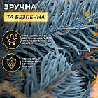 Штучна хвойна гірлянда 2 м блакитна Преміум TD-BRNCHBL2, фото 4