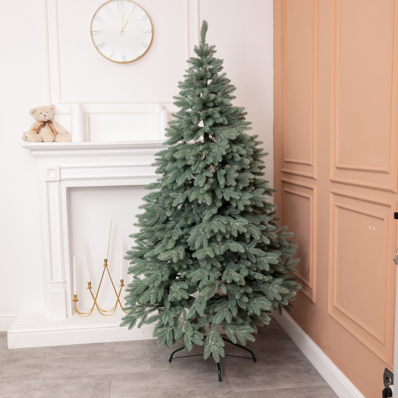 Лита штучна ялинка 2,5 м блакитна Шепетовська Преміум KOS-SHPBL25, фото 1