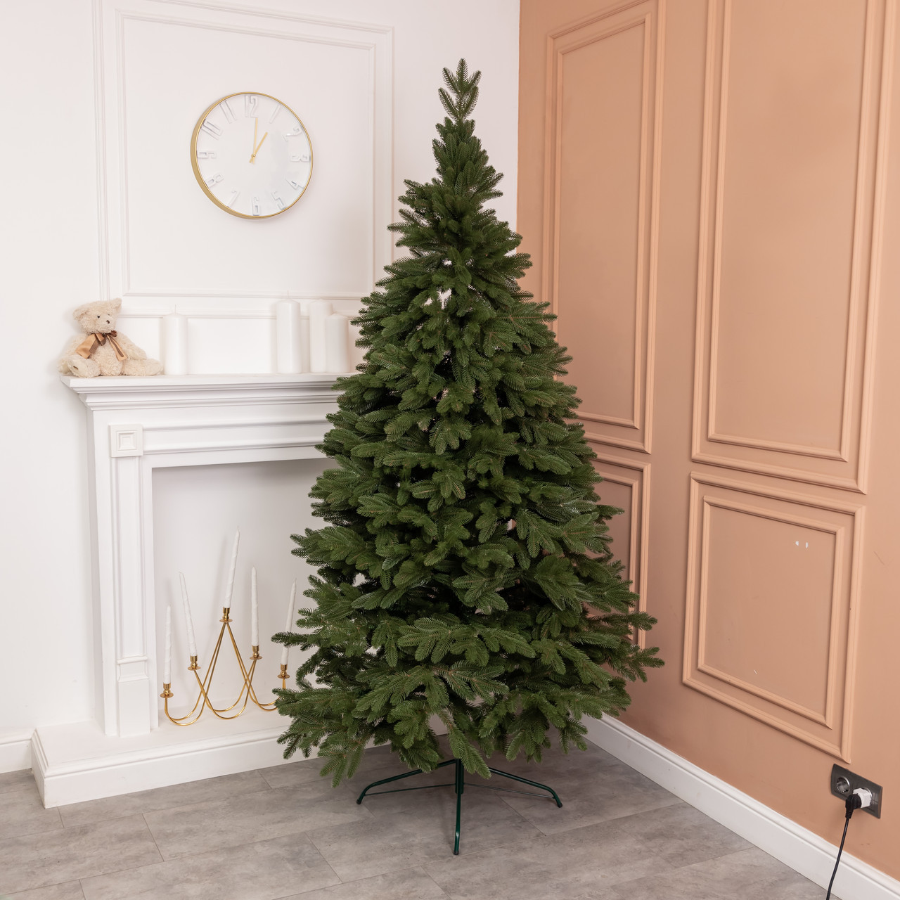 Лита штучна ялинка 1,8 м зелена Шепетовська Преміум KOS-SHPGR18, фото 1