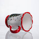 Новорічна порцелянова чашка для чаю та кави 450 (мл) New Year CR-1-3, фото 2