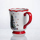 Новорічна порцелянова чашка для чаю та кави 450 (мл) New Year CR-1-3, фото 3