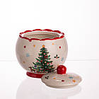 Цукорниця порцелянова новорічна New Year 500 (мл) з кришкою CR-1-5, фото 5