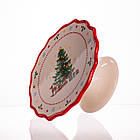 Тортівниця порцелянова на ніжці New Year Ø21 (см) CR-1-6, фото 4