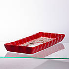 Сервірувальне новорічне блюдо для закусок Merry Christmas 36,5×13×3 (см) з порцеляни CR-1-16, фото 4