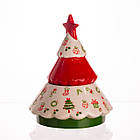 Конфетниця новорічна порцелянова Ялинка Ø15 (см) CR-1-21, фото 3