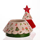 Конфетниця новорічна порцелянова Ялинка Ø15 (см) CR-1-21, фото 4