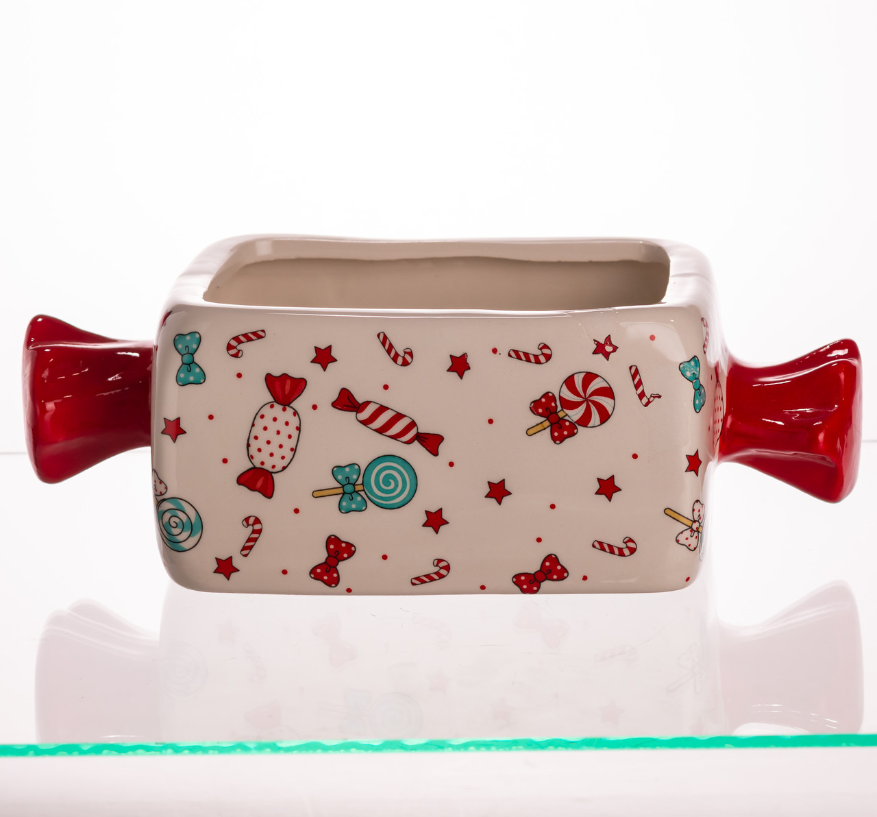 Цукерниця новорічна порцелянова 24×11.5×8 (см) CR-1-22, фото 1