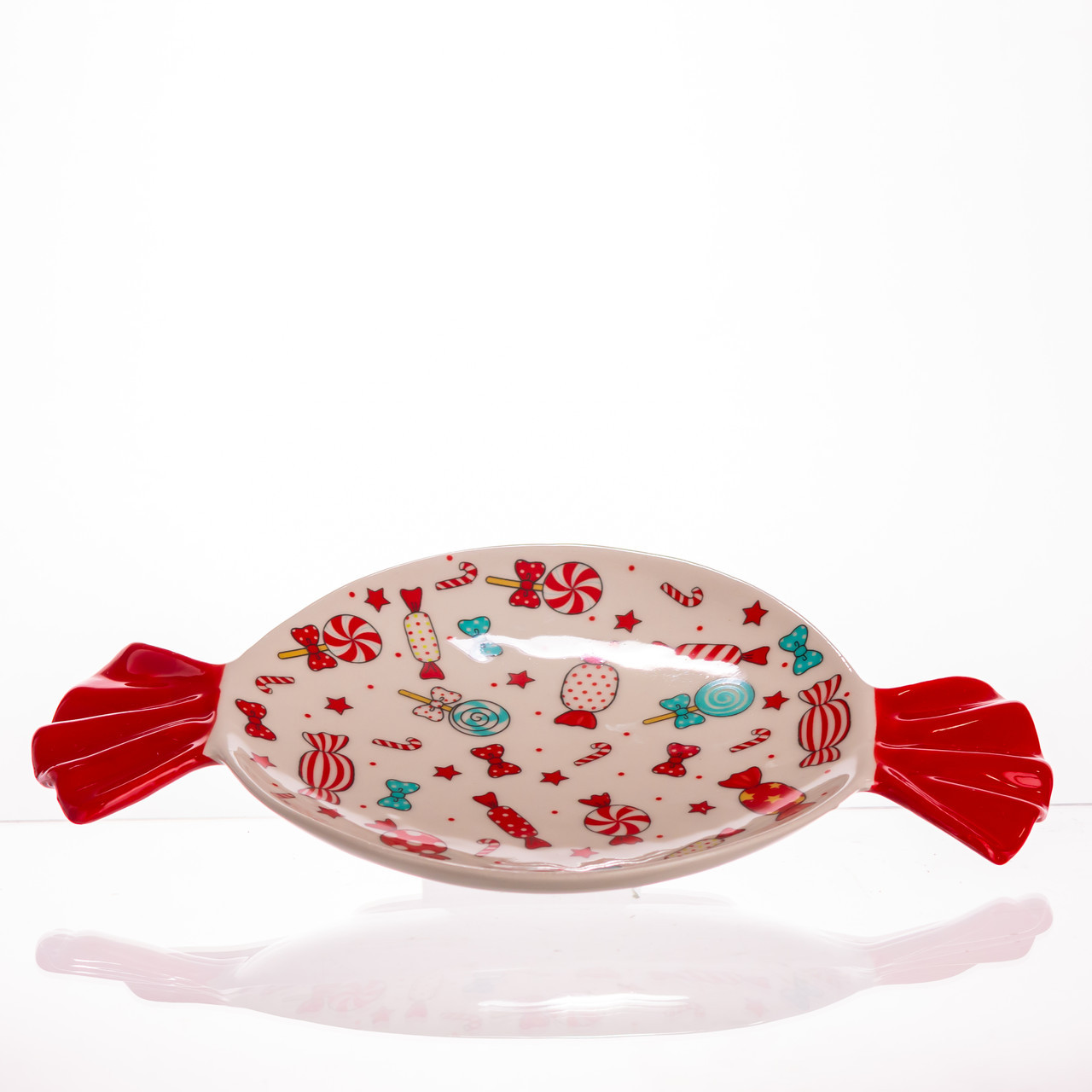 Новорічна тарілка з порцеляни Merry Christmas Ø15.5 см тарілка для десертів тарілки різдвяні CR-1-24, фото 1