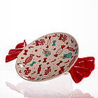 Новорічна тарілка з порцеляни Merry Christmas Ø15.5 см тарілка для десертів тарілки різдвяні CR-1-24, фото 2