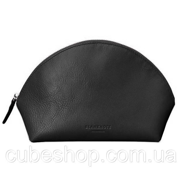 Шкіряна жіноча косметичка 8.0 (чорна)